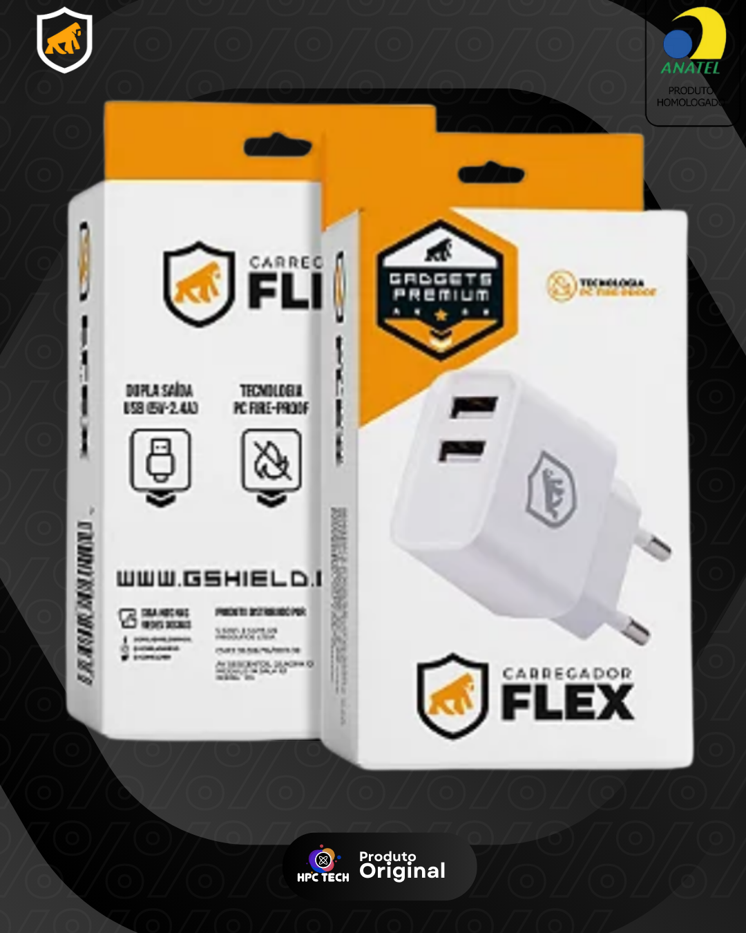 Carregador de Parede Flex - GreenEcoo / Gshield